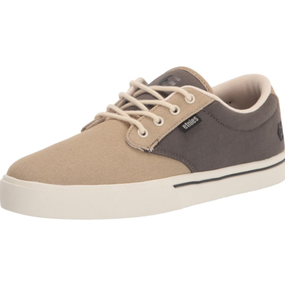 Etnies Jameson 2 Eco Grey White Lace Up Low Skate Shoes Sneakers Mens Size 8